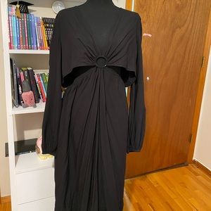 NWT VICI cutout black maxi dress